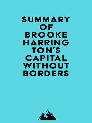 cover image of Summary of Brooke Harrington's Capital without Borders